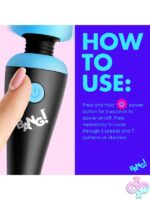 10x Vibrating Mini Silicone Wand - Blue - Image 11