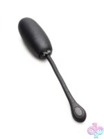 Bang! 25X Platinum Series Plush Vibrating Egg with Remote – Black - Image 3