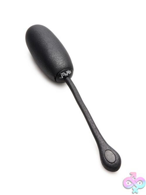 Bang! 25X Platinum Series Plush Vibrating Egg With Remote – Black - Image 3
