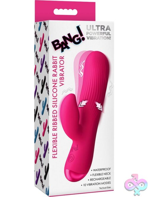 Bang! Flexible Ribbed Rabbit Vibrator - Image 2