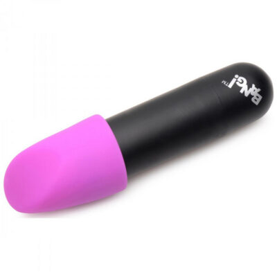 Bang Rechargeable Bullet With 4 Attachments by XR Brands — clitoral vibrator with glow-in-the-dark attachments