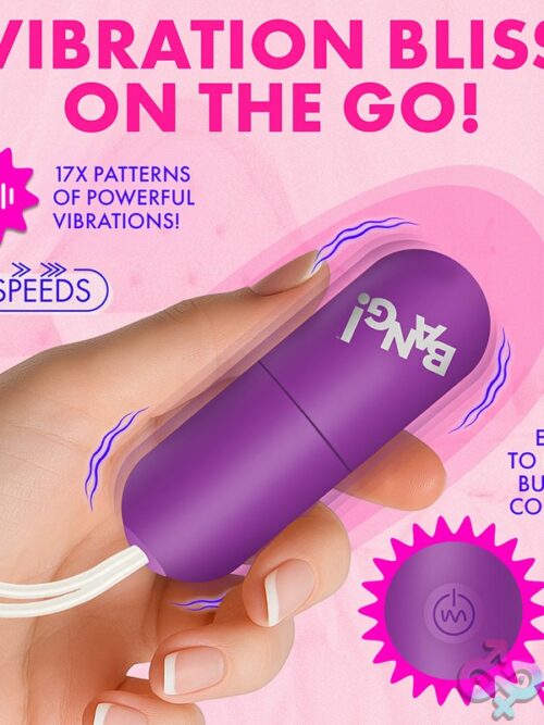 Bang! Vibrating Egg Purple - Image 3