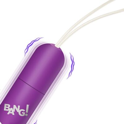 Purple Vibrating Egg Multi-Speed Bang! by XR Brands — 3 speeds, 17 patterns, wired remote