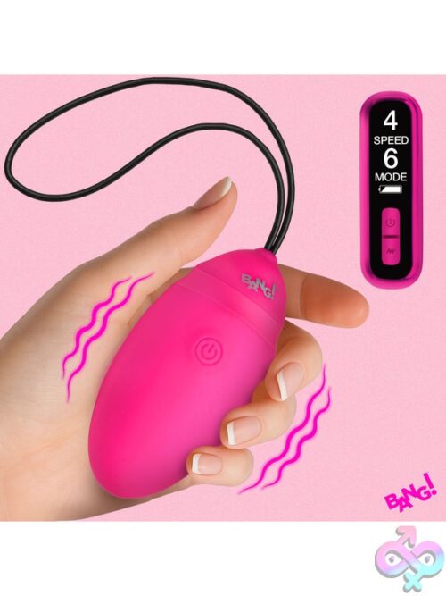 Vibrating Silicone Egg With Digital Remote - Pink - Image 5