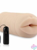 Vibrating Blowjob Masturbator – Beige - Image 2
