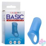 Basic Essentials Liquid Silicone Pleasure Enhance - Blue - Image 2