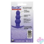 Basic Essentials Rechargeable Beaded Probe - Purple
