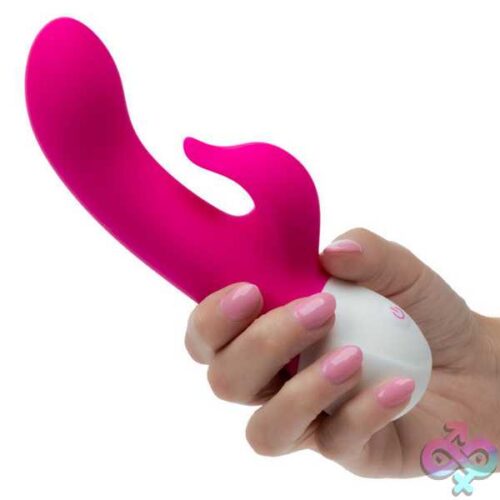Basic Essentials Rechargeable Dual Pleaser - Pink - Image 4
