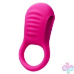 Basic Essentials Rechargeable Ridge Rider Ring - Pink - Image 3