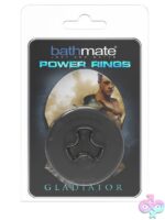 Clear textured Gladiator Power Ring with three-point inner ribs by Bathmate