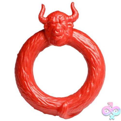 Beast Mode Silicone Cock Ring - Red - Image 8