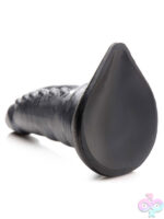 Silver Bumpy Silicone Toy With Tapered Design - Image 8