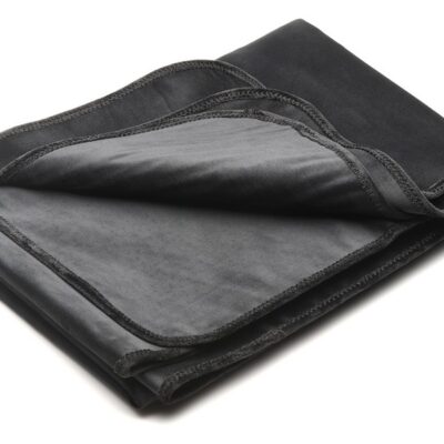 waterproof throw blanket couples Bedroom Bliss Lover's Waterproof Throw by XR Brands black velvet