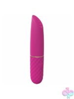 Beso 10-Speed Vibrating Mini Lipstick Silicone Rechargeable Waterproof – Pink - Image 2