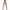 Beverly Hills Naughty Girl Sex Toys - Horizontal Stripes Mesh Crotchless Leggings - One Size- Burgandy
