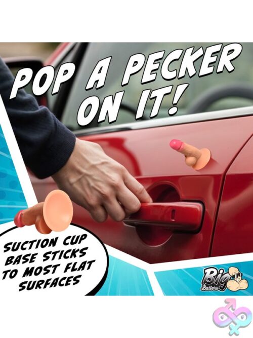 Big Ballers Suction Snap-On Peckers 4 Pack - Image 6