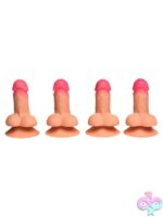 Big Ballers Suction Snap-On Peckers 4 Pack - Image 9