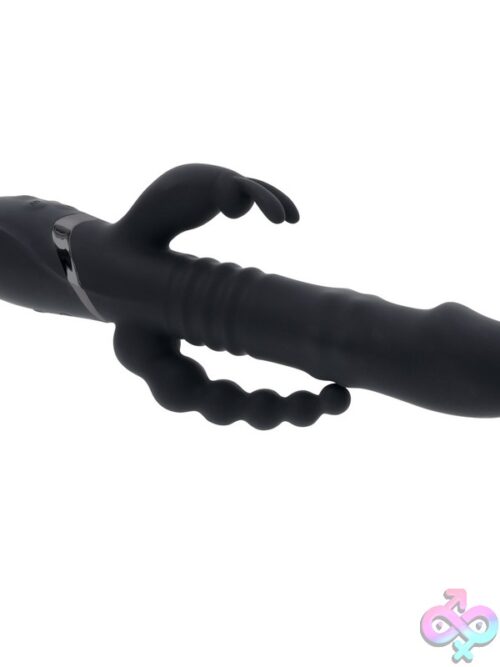 Big Bunny Energy Triple Stimulation Rabbit Vibrator In Black - Image 3
