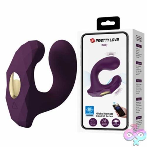 Billy Global App Control Vibrator - Purple - Image 2
