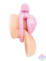 Degrading Mini Chastity Cage With Pussy Shape – Pink - Image 2