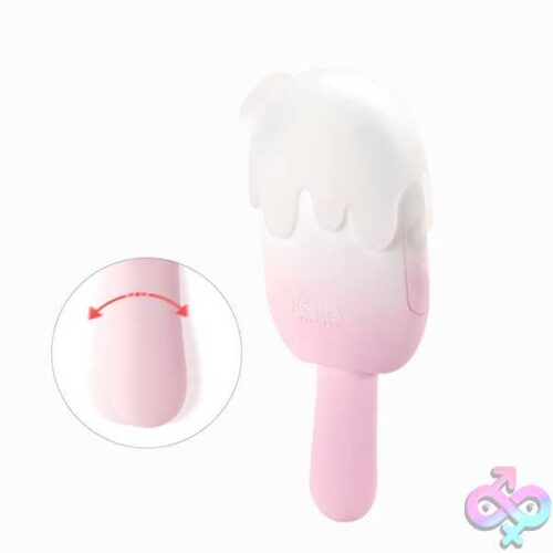 Bite Me Cream Pop Stimulator - Pink - Image 2