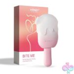Bite Me Cream Pop Stimulator - Pink - Image 6