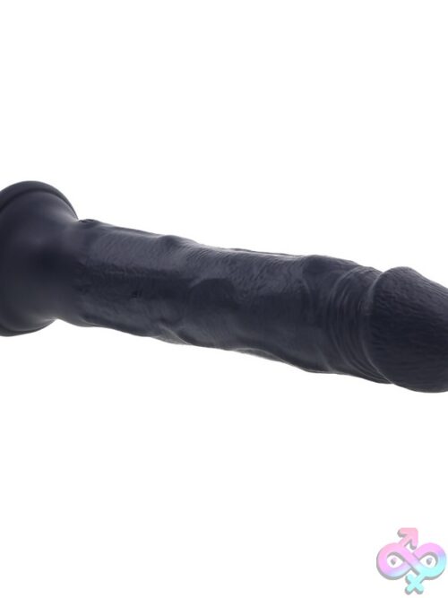 Black Thunder Realistic Vibrating Dildo With Beads &Amp; Suction Cup – Black - Image 3
