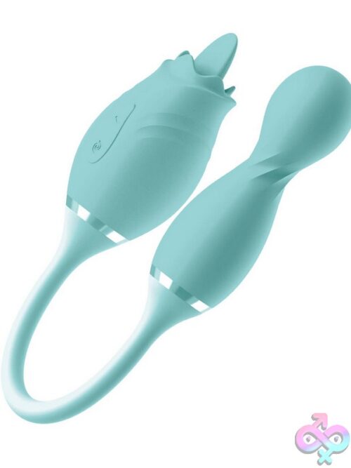 Blaze Exciter Dual Stimulator Vibe – Aqua - Image 3