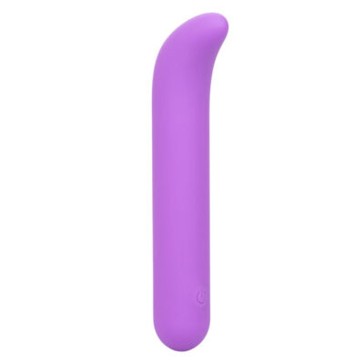 Bliss Liquid Silicone Mini G Vibe Purple by CalExotics — curved g-spot vibrator