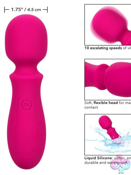 Bliss Liquid Silicone Mini Wand - Pink - Image 3