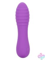 Bliss Liquid Silicone Ripple Clitoral Vibrator – Purple - Image 2
