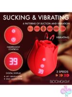 Bloomgasm Cyber Rose 9X Sucking & Vibrating Clitoral Stimulator – Red - Image 5