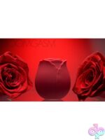Inmi - Bloomgasm Wild Rose Silicone Suction Stimulator - Red - Image 11