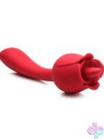 Bloomgasm Regal Rose Licking Rose Vibrator – Red - Image 2