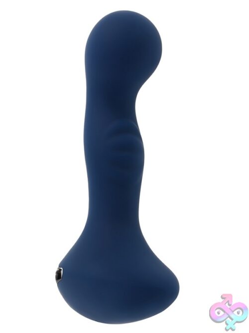 Blue Oasis Vibrating Silicone G-Spot Plug – Blue - Image 2