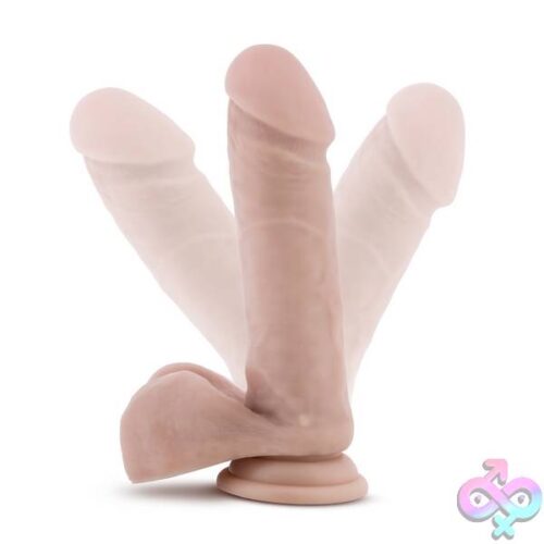 Dr. Skin Plus - 8 Inch Posable Dildo With Balls - Vanilla - Image 12