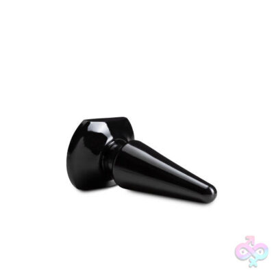 Anal Adventures Easy Plug black tapered anal plug by Blush