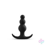 Blush Novelties Sex Toys - Anal Adventures Platinum - Beaded Plug - Black