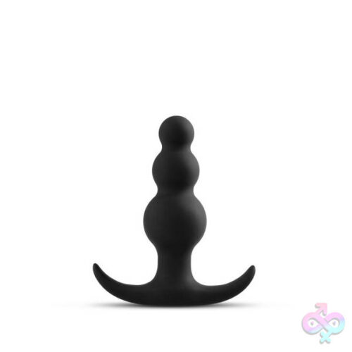Blush Novelties Sex Toys - Anal Adventures Platinum - Beaded Plug - Black