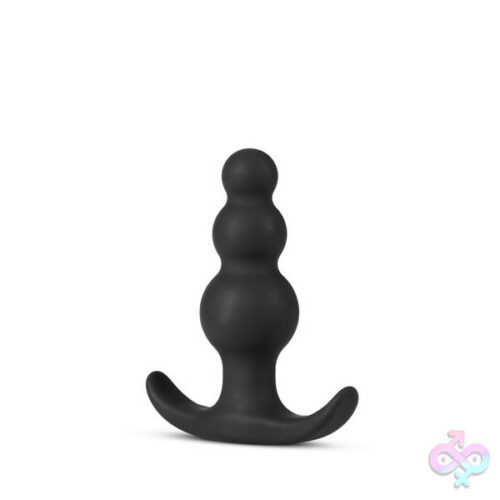 Blush Novelties Sex Toys - Anal Adventures Platinum - Beaded Plug - Black