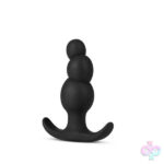 Blush Novelties Sex Toys - Anal Adventures Platinum - Stacked Plug - Black