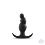 Blush Novelties Sex Toys - Anal Adventures Platinum - Stacked Plug - Black