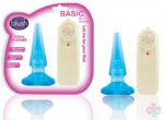 Remote control vibrating butt plug — Blush Novelties Anal Pleaser Blue BL-10602