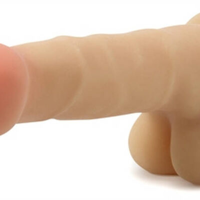 Au Naturel 7 Inch Sam beige realistic dildo by Blush with suction cup base