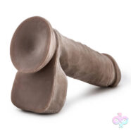 Blush Novelties Sex Toys - Au Naturel 8" Sensa Feel Dildo - Chocolate