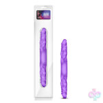 Blush Novelties Sex Toys - B Yours 14" Double Dildo - Purple