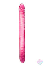 Blush Novelties Sex Toys - B Yours 18" Double Dildo - Pink