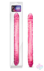 Blush Novelties Sex Toys - B Yours 18" Double Dildo - Pink