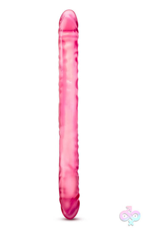 Blush Novelties Sex Toys - B Yours 18&Quot; Double Dildo - Pink