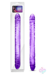 Blush Novelties Sex Toys - B Yours 18" Double Dildo - Purple